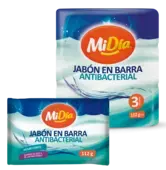 Jabón Corporal Antibacterial MiDía x 3 uds